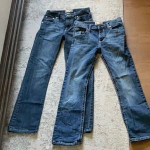 Boys Wrangler 20X Jeans Size 12R - Lot of 2